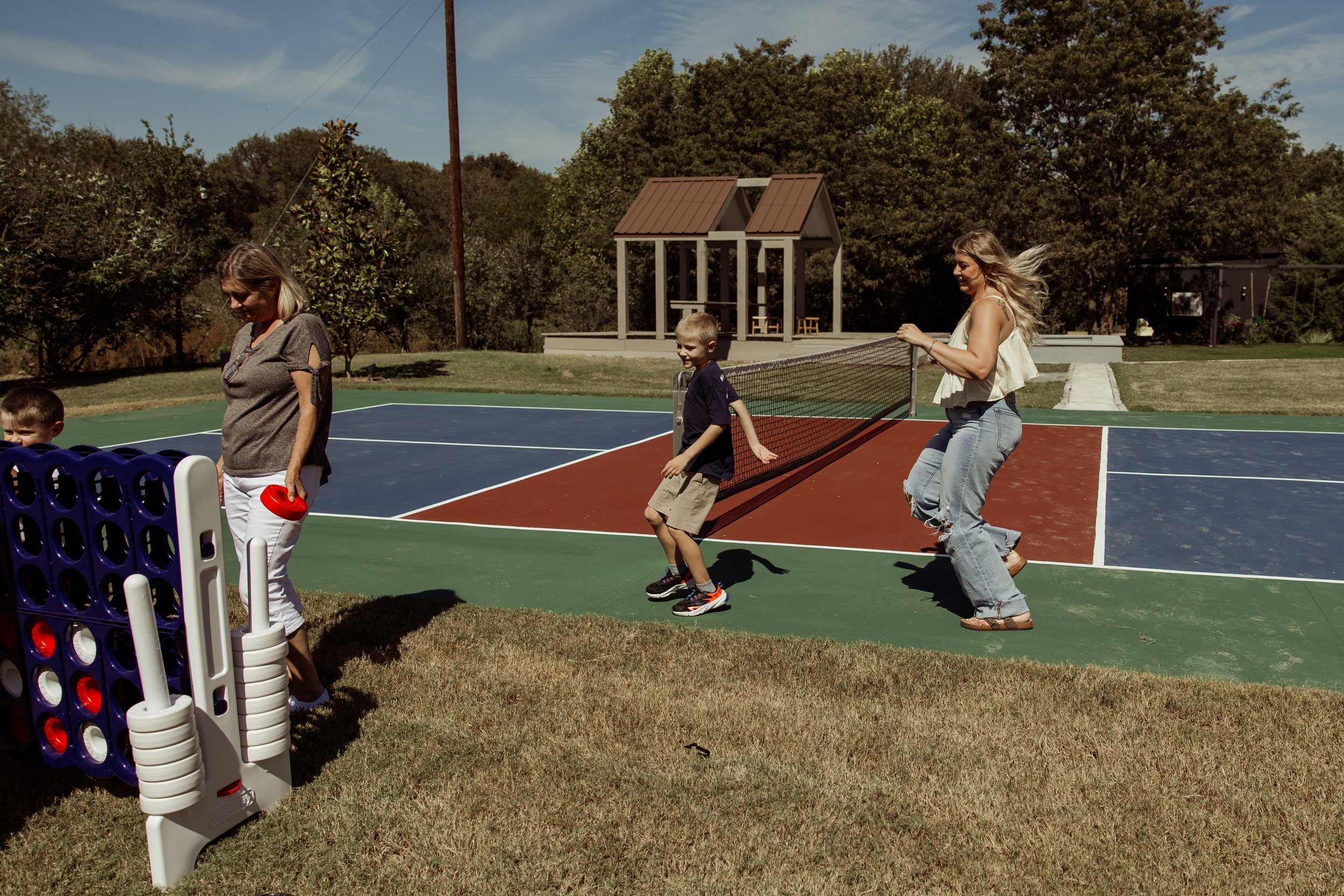 Elegant wedding reception setup at The Penrose House Princeton Texas